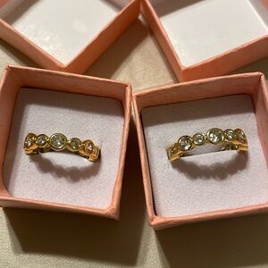 Swarovski crystal paved ring